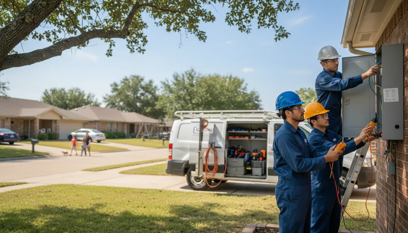 Certified electrician providing emergency electrical services in Rushville, OH